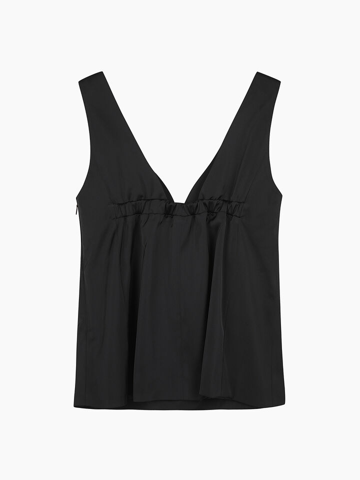 Black elegant top - sisley k top - Black | Sisley K image number 3